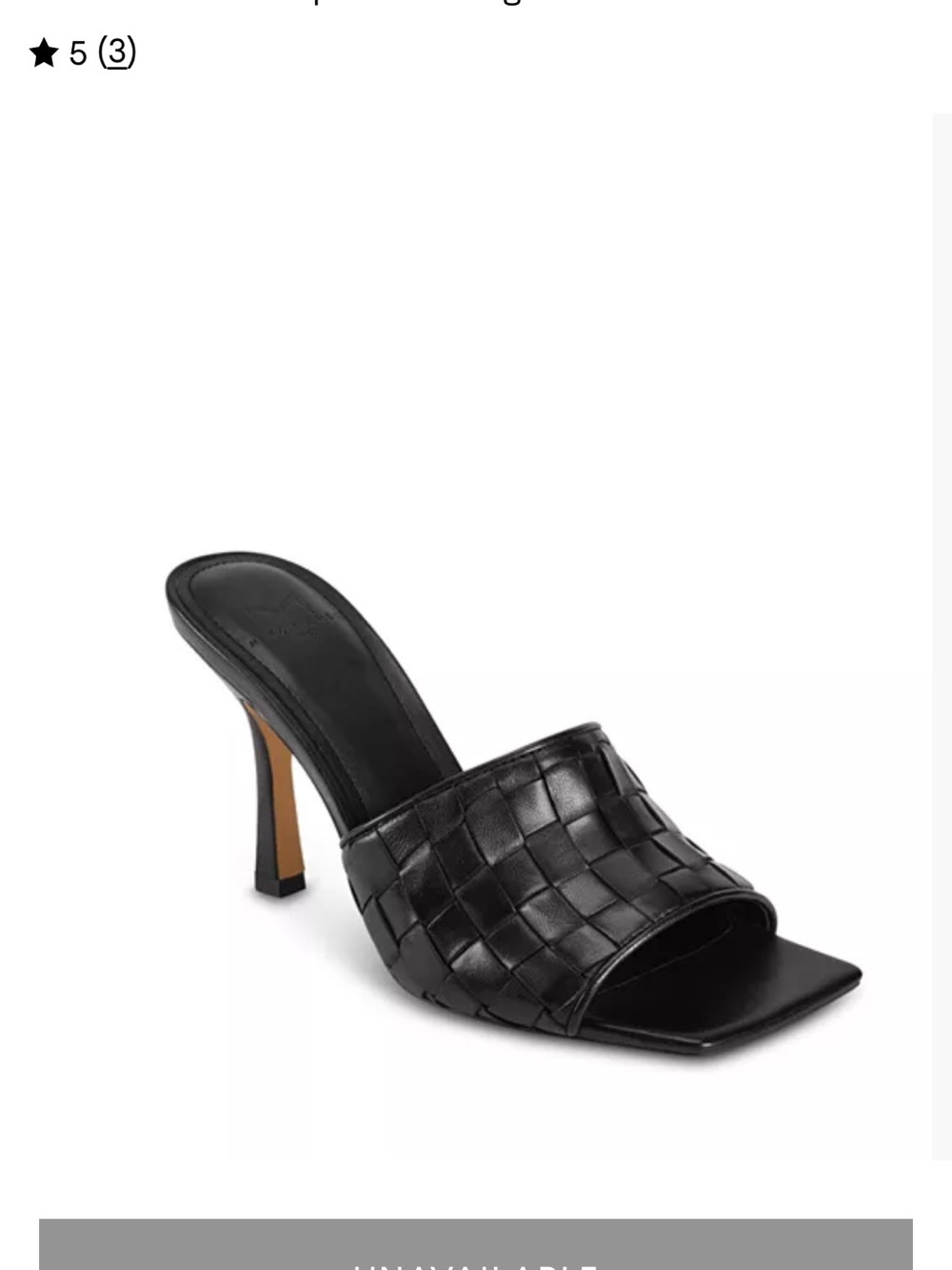 Marc fisher dara square toe high heel sandals size 6.5
